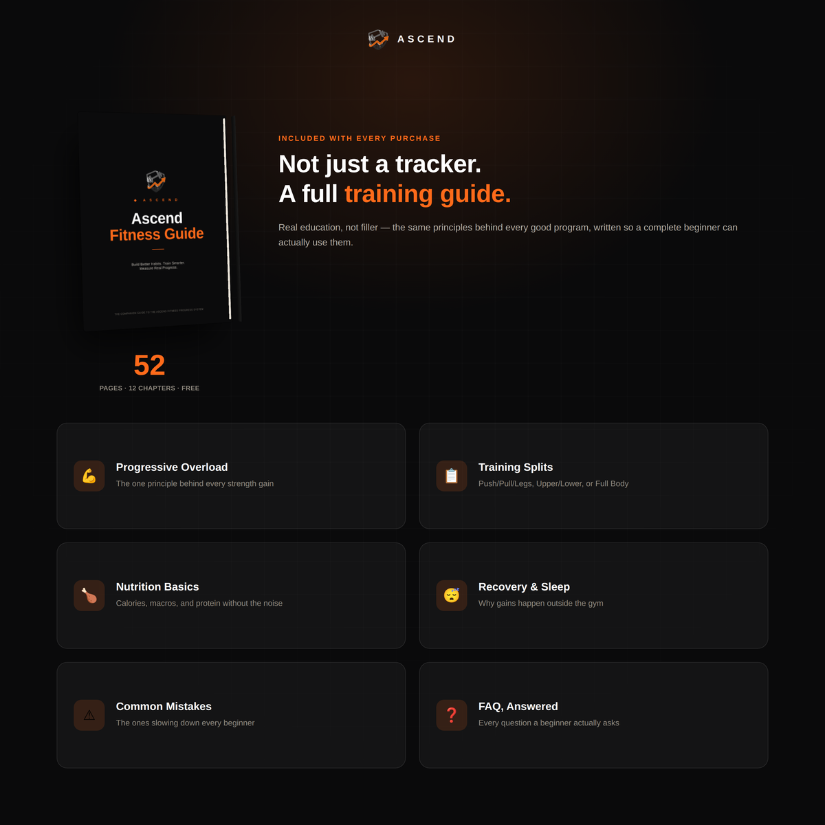 Fitness Progress Tracker + Free Training Guide
